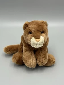 Vintage Aurora Mountain Lion Cougar Cat 9” Beanbag A&A Plush Stuffed Animal - Picture 1 of 9