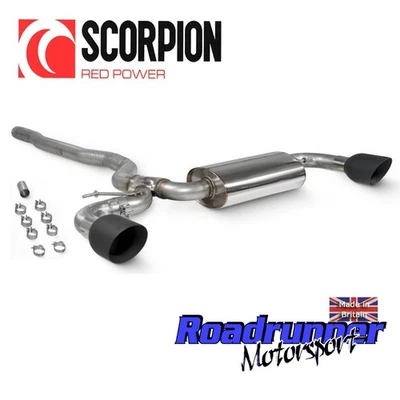Sistema trasero de escape Scorpion Mini Cooper S Clubman F54 GPF 2019-24 negro SMN028C - Imagen 1 de 4