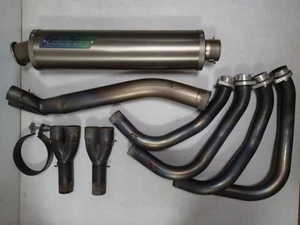 Sistema de escape completo de titanio Nojima LOCK ON para CBR1100XX Super Blackbird SC35 - Imagen 1 de 6