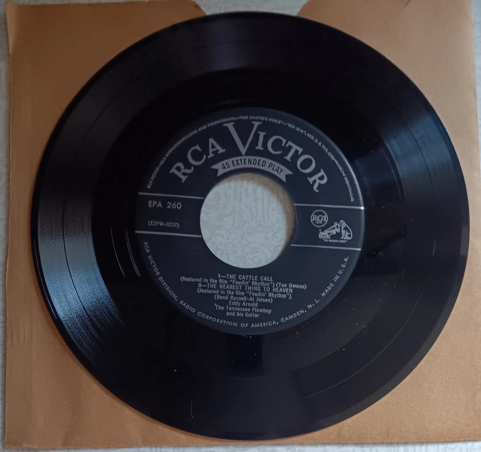 Eddy Arnold, The Cattle Call + 3, EP 45, RCA Victor, 1955 - Image 1 of 1
