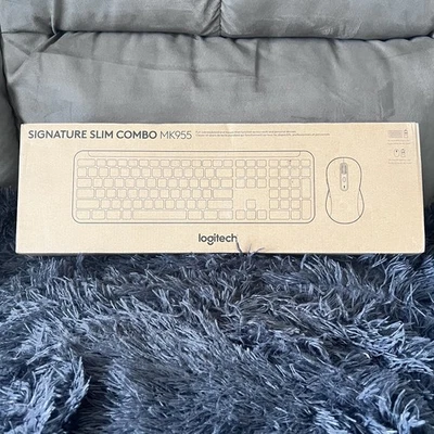 Nuevo Combo Sellado Logitech MK955 Signature Delgado Inalámbrico Teclado y Mouse Foto 1 de 4