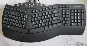 Perixx Periboard BLK 512 Wired Full Size Ergonomic Natural Split Keyboard TESTED - Picture 1 of 5
