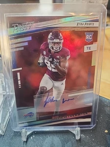 2022  PRESTIGE ROOKIES XTRA POINTS AUTO RED 326 JALEN WYDERMYER AGGIES BILLS - Picture 1 of 2