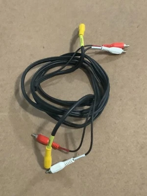 NEW HIGH QUALITY 6  Foot RCA Audio Video Cable 3 Male To 3 Male - Image 1 of 4