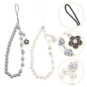 2 szt. Łańcuszek do telefonu komórkowego Wisiorek Koraliki Charm Smycz Charms Strap - Zdjęcie 1 z 12