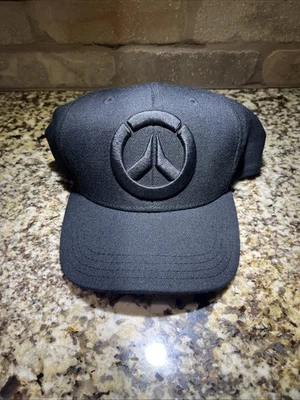 Gorra Blizzard Entertainment Overwatch para hombre jugador ajuste elástico sombrero todo negro Foto 1 de 3