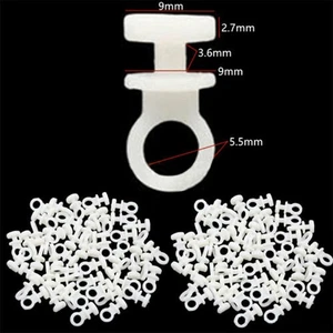 50pcs Plastic Curtain Track Hooks Runner Fit Replacement Accessories For Camper - Picture 1 of 6