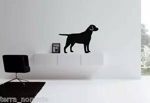 Labrador Wandsticker, Wandbild, Hundeaufkleber, Aufkleber Hund, Haustierkunst, Retriever - Bild 1 von 2