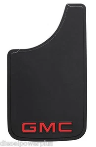 chevy gmc easy fit red logo 11x19 mud guards flaps 2 mudflaps truck van suv car - Picture 1 of 1