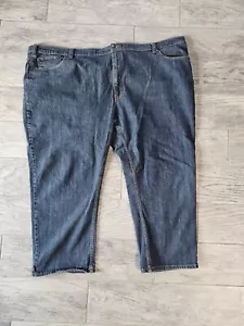 Men's True Nation Blue Denim Jeans Pants Size 54x28 Athletic Fit 5 Pocket Design - Picture 1 of 8