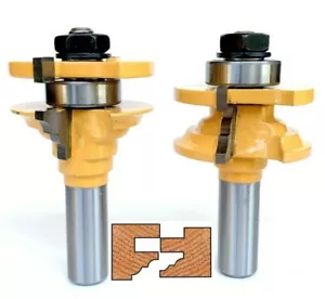2pc 1/2"SH Matched Classical Rail & Stile Router Bit Set S - Picture 1 of 12