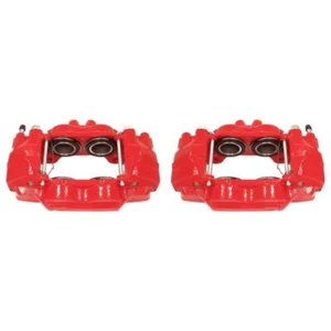 Power Stop Front Red Calipers w/o Brackets - Pair For 03-09 Toyota 4Runner - Picture 1 of 2