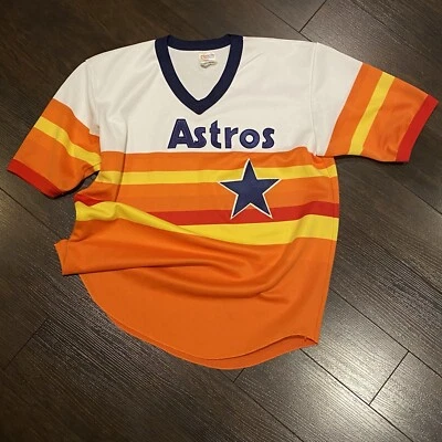 Vintage 80s Houston Astros MLB Retro Baseball Jersey Men’s Size L CCM Stitched - Image 1 of 4