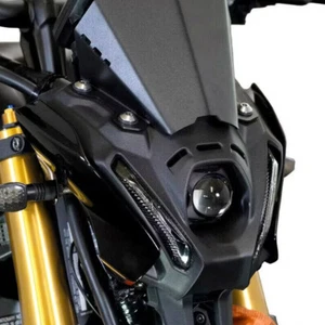 Black Front Headlight Cover Nose Fairing Cowl For YAMAHA MT-09 SP RN69 2021-2023 - Picture 1 of 11