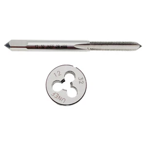 12-32 Tap & Die Set TOOL HSS RH Right Hand 12 - 32 UNEF Tap Die 12x32 Thread - Picture 1 of 5