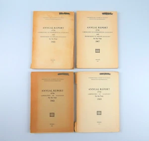 Laboratory of Algology Annual Reports 1966-69 Microbiology Czechoslovak Academy - Picture 1 of 6