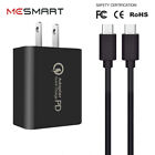 USB C Cable Fast Wall Charger Data Cord for iPad Pro Air iPhone 15 Pro Max Plus