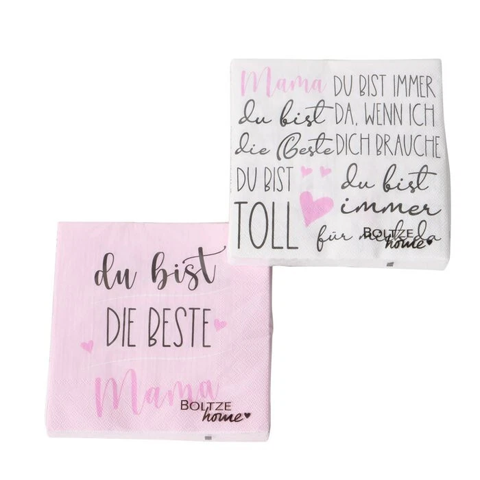 ANGEBOT 3x Packung Serviette Mutter Mama du bist die Beste UVPje4 ,99€ BOLTZE - Bild 1 von 1