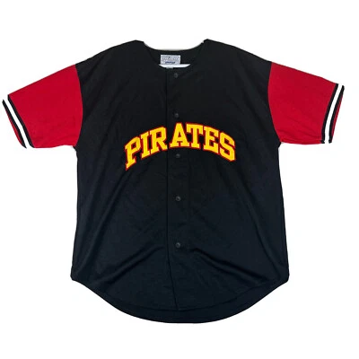 Vintage Starter Pittsburgh Pirates 90's MLB Baseball Jersey Size L Men's - Image 1 of 4