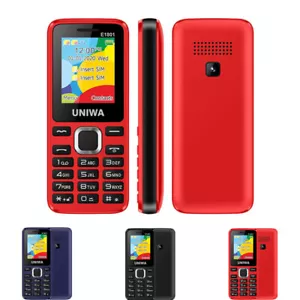 Uniwa E1801 Dual Sim 1,77 Zoll 800mAh Akku Bluetooth FM MP3 MP4 Taschenlampe - Bild 1 von 19