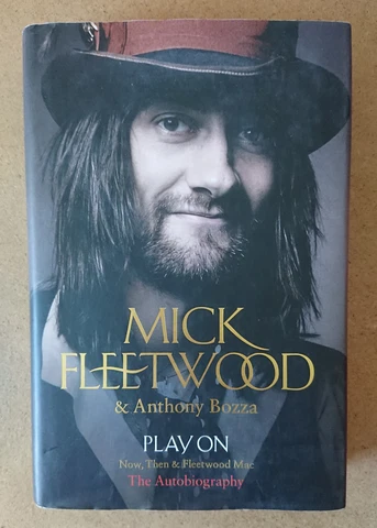 Mick Fleetwood signed book Cover