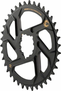 SRAM X-Sync 2 Eagle Direct Mount Chainring 38T Boost 3mm Offset with Gold Logo - Picture 1 of 1