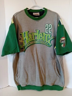 Fubu Harlem Globetrotters 75th Anniversary Sweatshirt Mens XL Green Streetwear  - Image 1 of 4