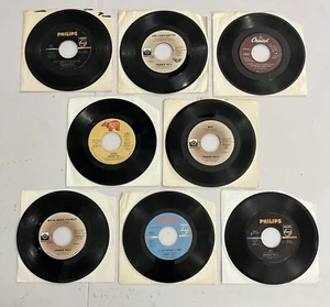 Lot of (8) Frankie Valli 45 RPM Records - Lot #3 - Picture 1 of 2