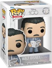 Funko POP! Icons Disney 100 Walt Disney with Magazine #78