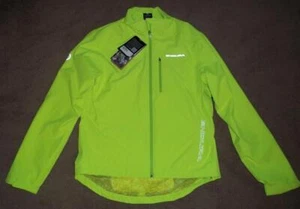 ENDURA HUMMVEE WATERPROOF CYCLING JACKET HUI-VIZ YELLOW L BRAND NEW WITH TAGS - Picture 1 of 10