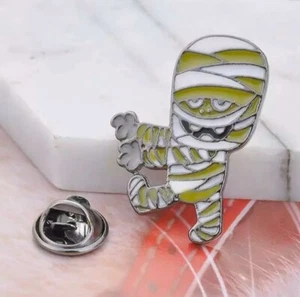 Mumie Emaille Pin Anstecker Brosche 1" Halloween Monster Spielzeug - Bild 1 von 12