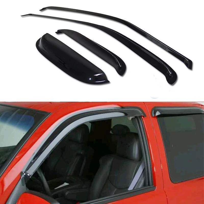 4pcs Out Channel Sun Rain Window Visors For 1995-04 Toyota Tacoma Extended Cab Foto 1 de 4