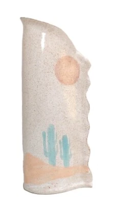 Jarrón de cerámica artística Kimberly Smith Southwestern firmado de colección 10,5" usado en excelente estado años 80 Foto 1 de 4