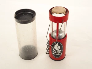 Vintage Red Uco Candle Lantern in Nice Condition made in USA - Picture 1 of 6