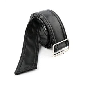 Lady Faux Leather PU Waist Belt Waistband Buckle for Dress Coat Jacket Black - Picture 1 of 9