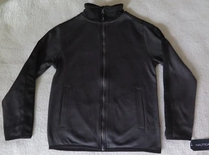 Nautica Boys' Full-Zip Fleece Marble Black Jacket - SMALL (8) - NWT - MSRP$45.00 - Picture 1 of 10