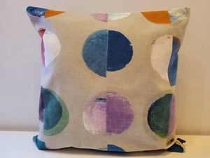 JANE CHURCHILL Olinda Velvet Blue & Lilac Velvet Fabric Cushion Cover Arts - Picture 1 of 12