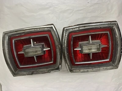 66 Ford Galaxie Custom 500 LTD Tail Light Assembly Pair USED - Image 1 of 4