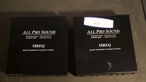 Two Ashly (All Pro Sound) MREQ Speaker Equalization Protection Processors - Picture 1 of 8