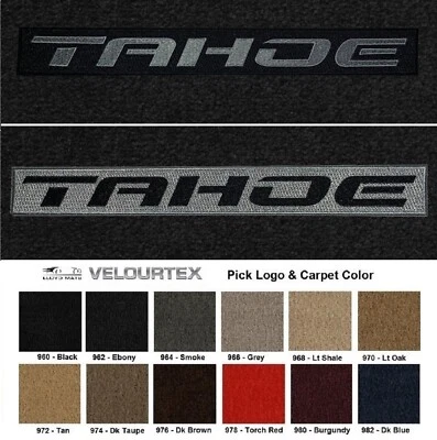 Lloyd Mats Velourtex Chevrolet Tahoe Logo Front Floor Mats (1995-2006)  - Image 1 of 4