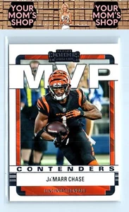 2022 Panini Contenders #MVP-JCH Ja'Marr Chase MVP Contenders SILVER FOIL - Picture 1 of 2