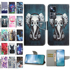 Cat Flower Dog Butterfly Wallet Phone Case For Xiaomi Mi 12T 11T 12 Lite 10T Pro