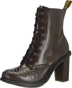 Dr. Martens Women's Zoie Studded Toe Heel Charcoal Arcadia Kendra US 7 RARE!! - Picture 1 of 14