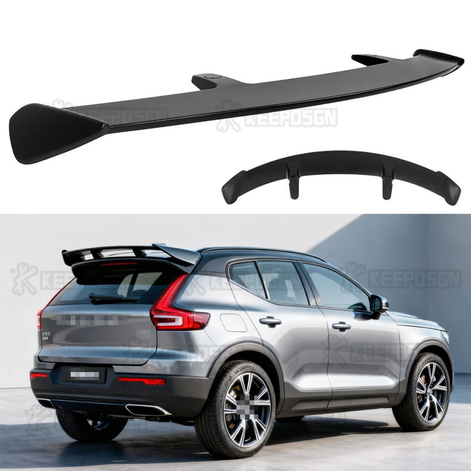 For Volvo XC40 XC60 XC90 52inch Rear Trunk Spoiler Wing Rear Window Roof Lip - Image 1 of 4