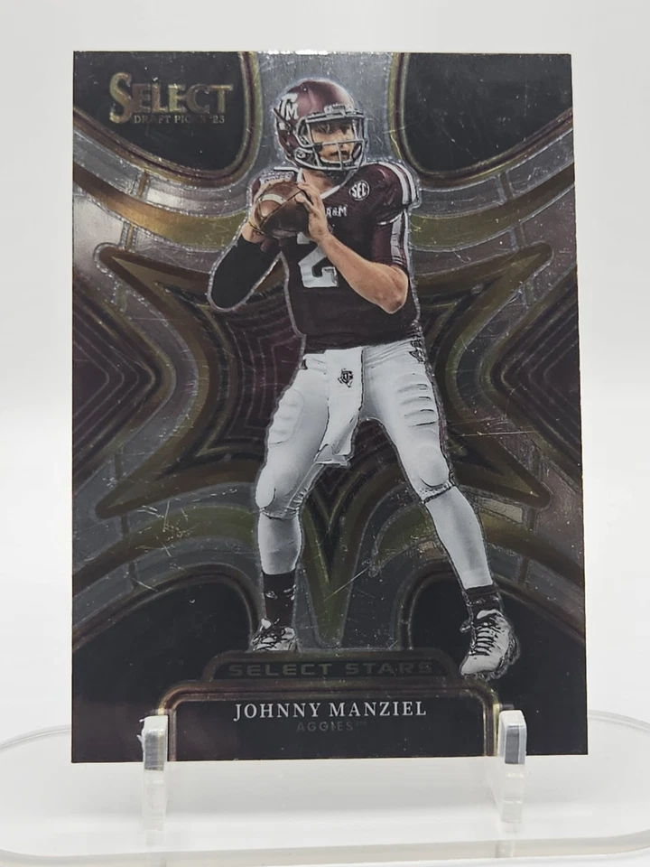 2023 Panini Select Draft Picks JOHNNY MANZIEL Select Stars #SS-JM Aggies - Image 1 of 2