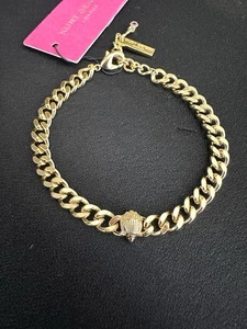 Kurt Geiger Gliederkette Panzerarmband / Logo / vergoldet - Bild 1 von 4