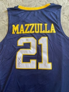 Camiseta deportiva universitaria firmada con autógrafo de Joe Mazzulla West Virginia WVU Celtics PSA/DNA - Imagen 1 de 4