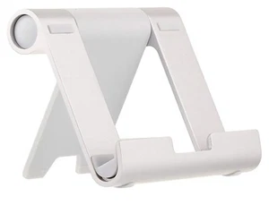 Amazon Basics Metal Stand for Tablets, E-Readers, & Phones; Silver - Picture 1 of 4