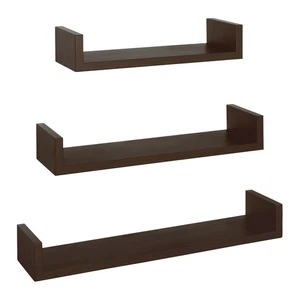 3ER SET WANDREGAL FARBE WENGE MOD. CALAMITA - Bild 1 von 5