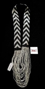 HSN Himalaya Silber/Schwarz Edelsteine Perlen Halskette - Nepal Boho - Bild 1 von 7